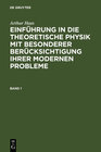 Buchcover Arthur Haas: Einführung in die theoretische Physik mit besonderer... / Arthur Haas: Einführung in die theoretische Physi