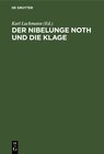 Buchcover Der Nibelunge Noth und die Klage