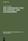 Buchcover Die Anpassung von Kollisions- und Sachnormen