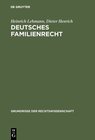 Buchcover Deutsches Familienrecht