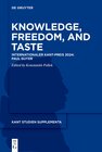 Buchcover Knowledge, Freedom, and Taste