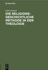 Buchcover Die religionsgeschichtliche Methode in der Theologie