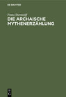 Buchcover Die archaische Mythenerzählung