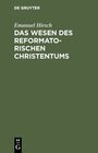 Buchcover Das Wesen des reformatorischen Christentums