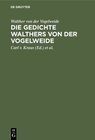 Buchcover Die Gedichte Walthers von der Vogelweide