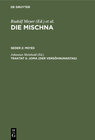 Buchcover Die Mischna. Mo'ed / Joma (Der Versöhnungstag)