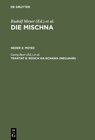 Buchcover Die Mischna. Mo'ed / Rosch ha-schana (Neujahr)