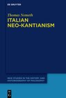 Buchcover Italian Neo-Kantianism