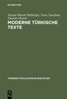 Buchcover Moderne türkische Texte