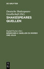Buchcover Shakespeares Quellen / Quellen zu Romeo und Julia