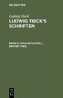 Buchcover Ludwig Tieck’s Schriften / William Lovell, Erster Theil
