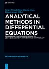 Buchcover Analytical Methods in Differential Equations