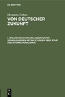 Buchcover Hermann Cohen: Von deutscher Zukunft / Deutschtum und Judentum mit grundlegenden Betrachtungen über Staat und Internatio