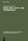 Buchcover Über den Licht- und Farbensinn