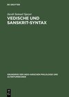 Buchcover Vedische und Sanskrit-Syntax