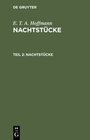 Buchcover E. T. A. Hoffmann: Nachtstücke / Nachtstücke
