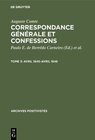 Buchcover Auguste Comte: Correspondance générale et confessions / Avril 1845–avril 1846