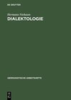 Buchcover Dialektologie
