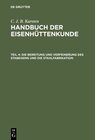Buchcover C. J. B. Karsten: Handbuch der Eisenhüttenkunde / Die Bereitung und Verfeinerung des Stabeisens und die Stahlfabrikation