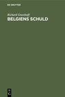 Buchcover Belgiens Schuld