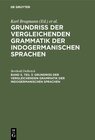 Buchcover Grundriss der vergleichenden Grammatik der indogermanischen Sprachen / Vergleichende Syntax der indogermanische Sprachen