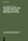 Buchcover Materialien zur Lehre von der Rehabilitation