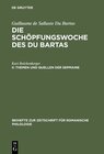 Buchcover Guillaume de Salluste Du Bartas: Die Schöpfungswoche des Du Bartas / Themen und Quellen der Sepmaine