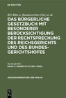 Buchcover Das Bürgerliche Gesetzbuch mit besonderer Berücksichtigung der Rechtsprechung... / Erbrecht [§ 1922–2385]