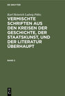 Buchcover Karl Heinrich Ludwig Pölitz: Vermischte Schriften aus den Kreisen... / Karl Heinrich Ludwig Pölitz: Vermischte Schriften