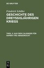 Buchcover Aus dem Calender für Damen 1792 abgedruckt