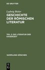 Buchcover Die Literatur der Kaiserzeit
