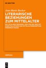 Buchcover Literarische Beziehungen zum Mittelalter