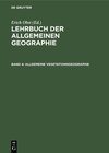 Buchcover Lehrbuch der Allgemeinen Geographie / Allgemeine Vegetationsgeographie