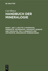 Buchcover Carl Hintze: Handbuch der Mineralogie / Phosphate, Arseniate, Antimoniate, Vanadate, Niobate und Tantalate, Teil 2: Arse