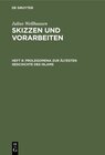 Buchcover Julius Wellhausen: Skizzen und Vorarbeiten / Prolegomena zur ältesten Geschichte des Islams