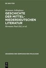 Buchcover Geschichte der mittelniederdeutschen Literatur