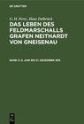 Buchcover G. H. Pertz; Hans Delbrück: Das Leben des Feldmarschalls Grafen Neithardt von Gneisenau / 8. Juni bis 31. Dezember 1813