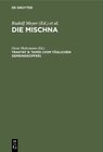 Buchcover Die Mischna. Kodaschim / Tamid (Vom täglichen Gemeindeopfer)