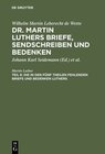 Buchcover Wilhelm Martin Leberecht de Wette: Dr. Martin Luthers Briefe, Sendschreiben und Bedenken / Die in den fünf Theilen fehle