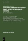 Buchcover R Sydow: Zivilprozeßordnung und Gerichtsverfassungsgesetz / Änderungen der Zivilprozeßordnung des Gerichtsverfassungsges