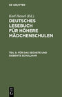 Buchcover Deutsches Lesebuch für höhere Mädchenschulen / Für das sechste und siebente Schuljahr