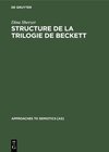 Buchcover Structure de la trilogie de Beckett