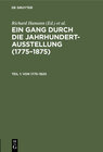 Buchcover Ein Gang durch die Jahrhundert-Ausstellung (1775–1875) / Von 1775–1820