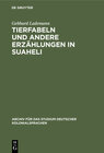 Buchcover Tierfabeln und andere Erzählungen in Suaheli