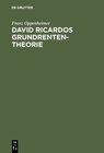 Buchcover David Ricardos Grundrententheorie