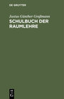 Buchcover Schulbuch der Raumlehre