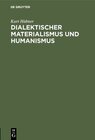 Buchcover Dialektischer Materialismus und Humanismus