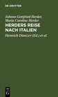 Buchcover Herders Reise nach Italien