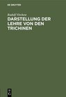 Buchcover Darstellung der Lehre von den Trichinen