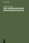 Buchcover Zur germanischen Sprachgeschichte